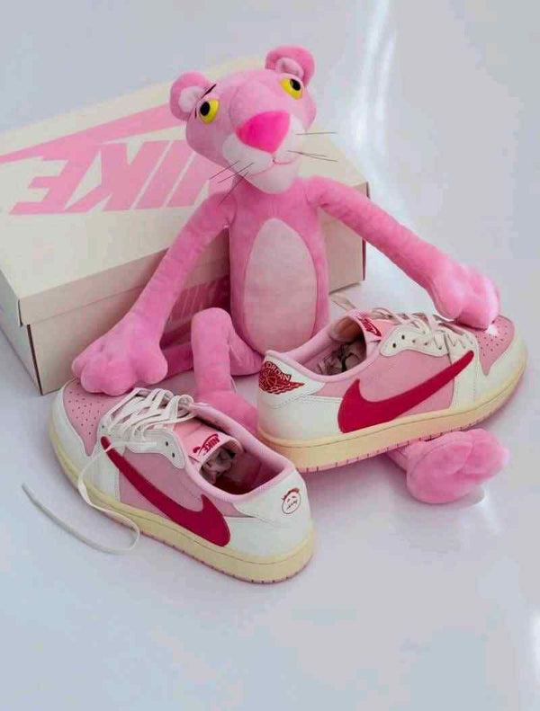 Nikkee Air Jordan Retro 1 Travis Scott Tropical Pink