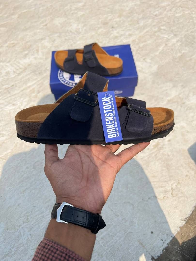 Birkenstock Arizona dark blue  double strap sandals