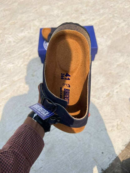Birkenstock Arizona dark blue  double strap sandals