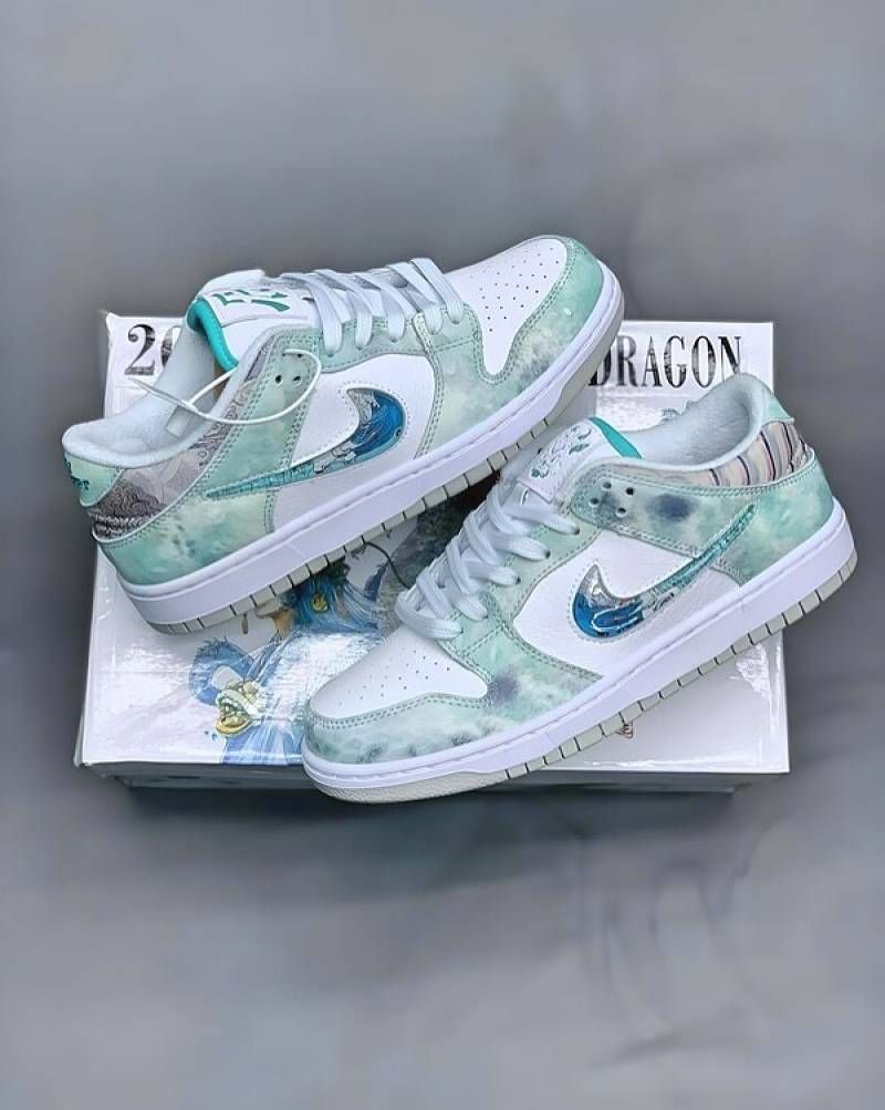 Nikke SB Dunk Low Year Of The Dragon Steam Puppet with OG BOX Fix