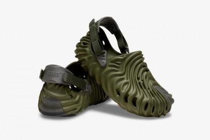 Croc.s Salehe Bembury The Pollex Clog Olive Green With og box and carry bag