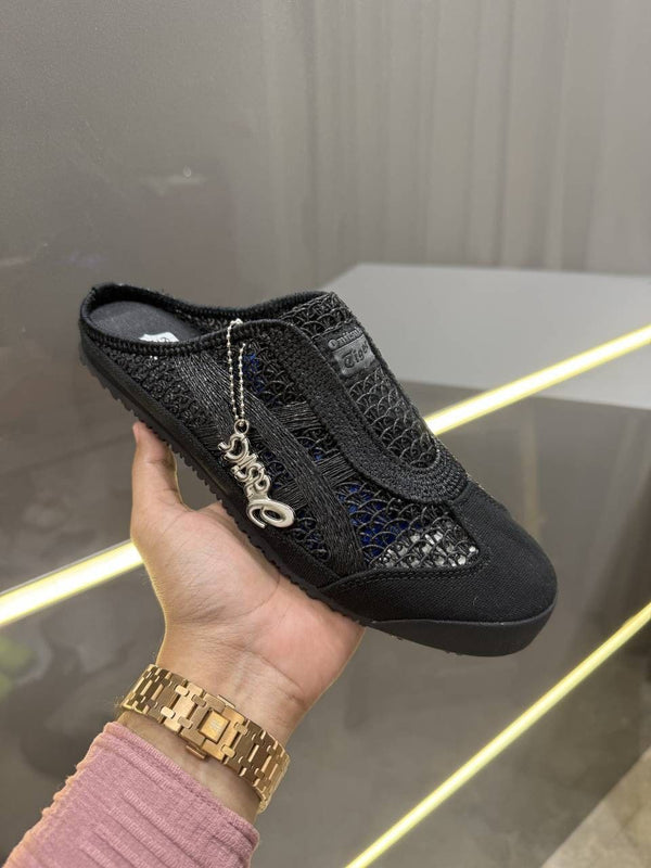 Onisuka Tigar Mexico 66 Sabot Full Black mesh Fix