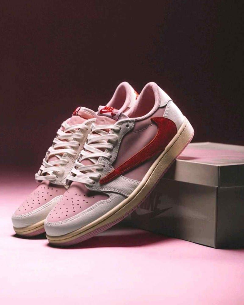 Nikkee Air Jordan Retro 1 Travis Scott Tropical Pink – Stuff Factory