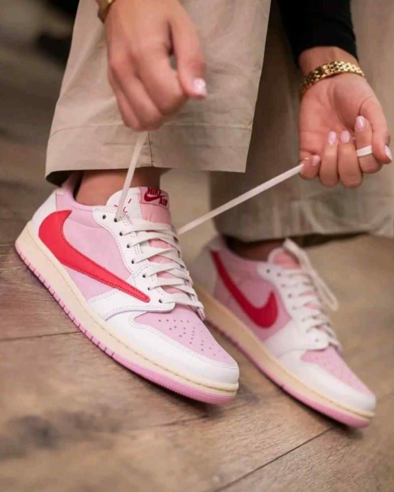 Nikkee Air Jordan Retro 1 Travis Scott Tropical Pink – Stuff Factory