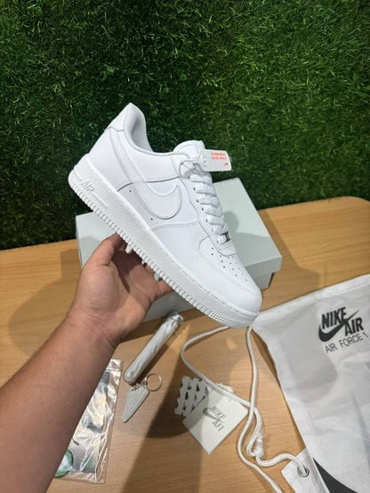 Nik airforce 1 first leather ua mens with bag keychain bottle lace Air force