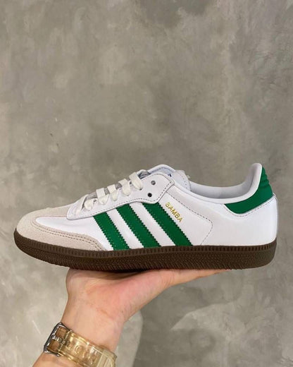 Adiddass samba white green