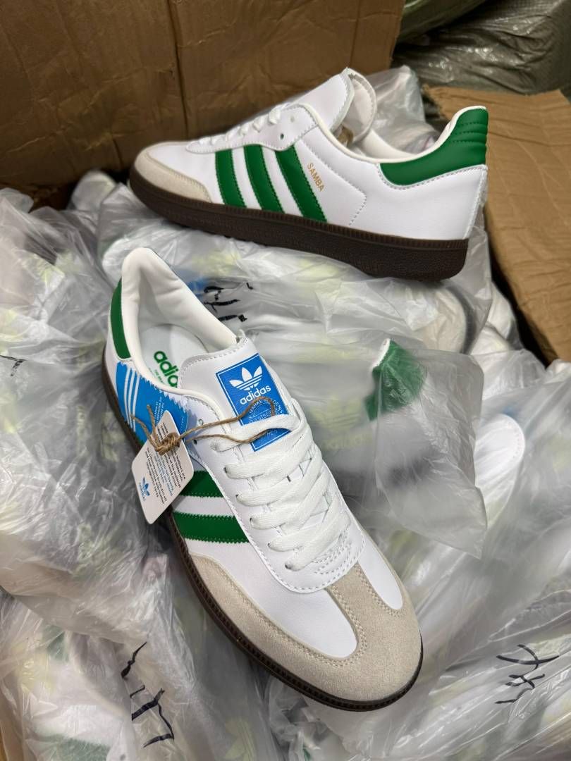 Adiddass samba white green