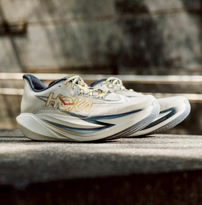 Hoka Cielo X1 3.0 in Alabaster Yellow Gold