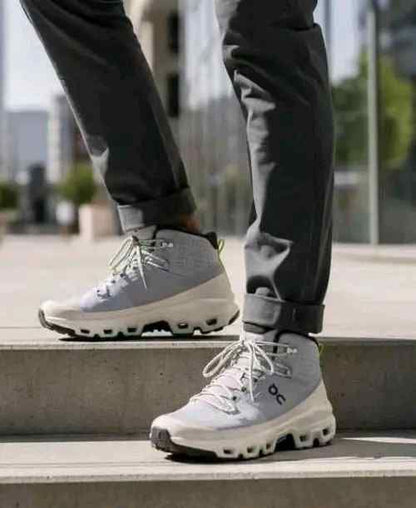 On CloudRock Mid WP Hiking & Trail Alloy Ice