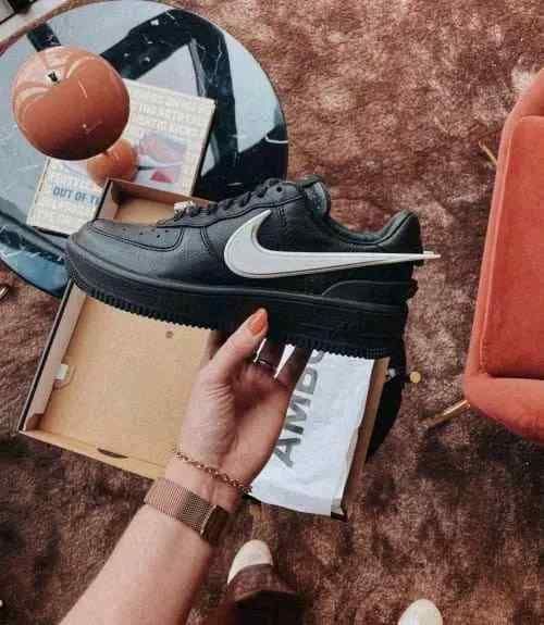 nikkee airforce 1 x ambush BLACK WHITE
