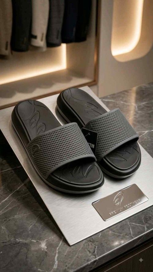 CHRISTIANNN LOUBOUTIN FLIP FLOP GREY