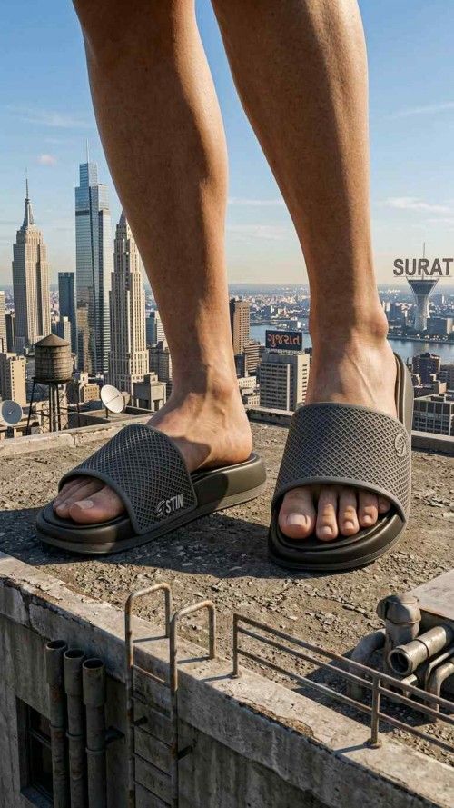 CHRISTIANNN LOUBOUTIN FLIP FLOP GREY