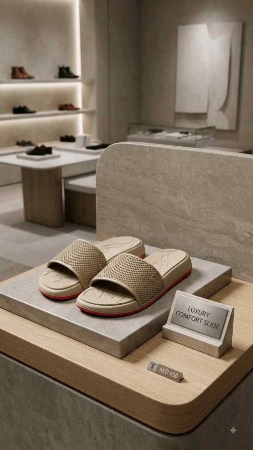 CHRISTIANNN LOUBOUTIN FLIP FLOP CREAM