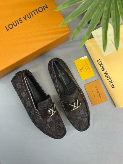 leather luxury loafer brown