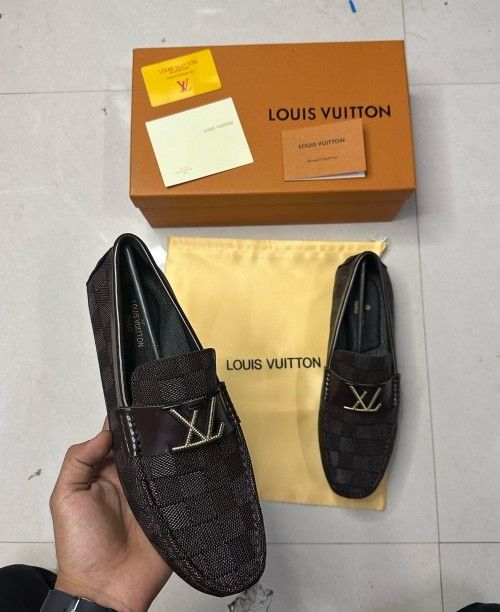 leather luxury loafer brown