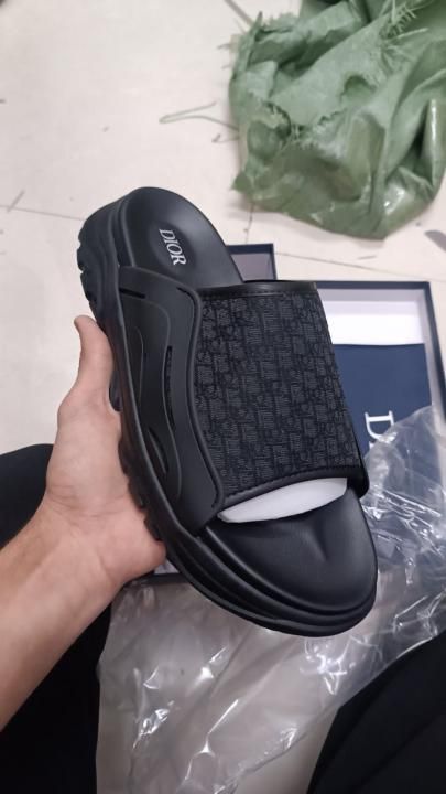 _Dior_H Town Oblique Full Black Sandal