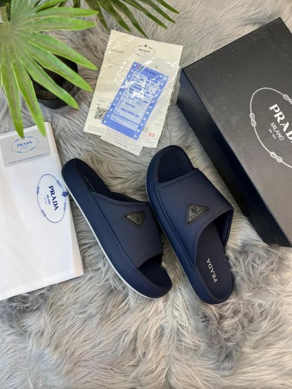 _Prada_Milano Navy Blue Slides UA