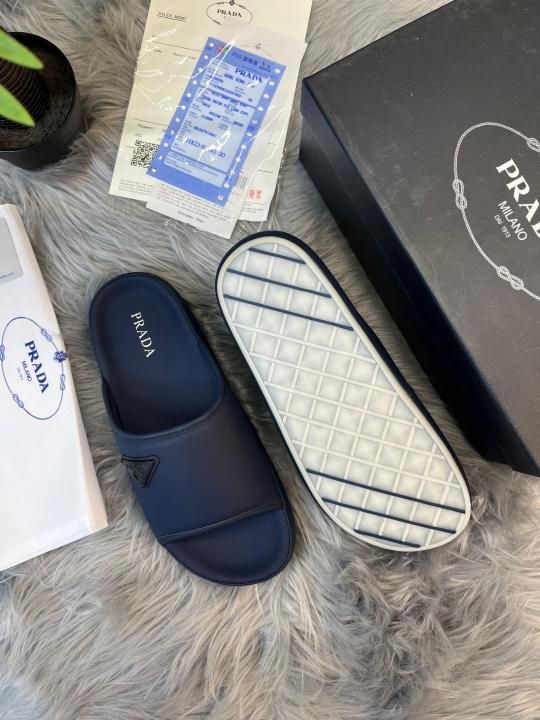 _Prada_Milano Navy Blue Slides UA