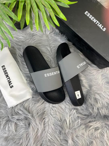 ESSENTIALpremium slides grey black