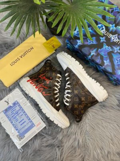 loui_s Vuitto.n l.v brown mid Premium sneakers shoes Sale