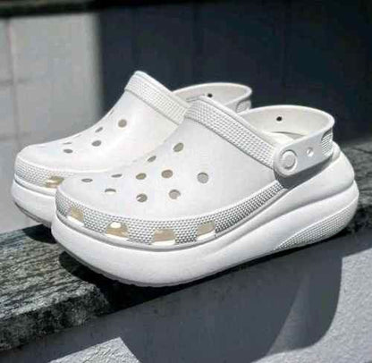 CROCSS MEGA CRUSH WHITE CLOGS FOR MEN
