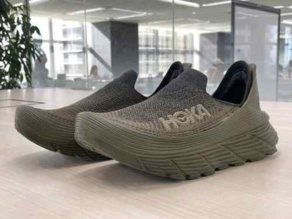 Hoka Restore TC Dark Olive Green