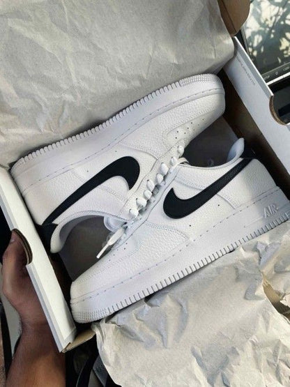 Nik Airforce 1 Low Black Swoosh