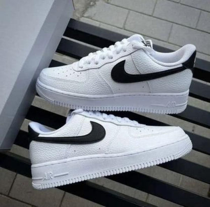 Nik Airforce 1 Low Black Swoosh