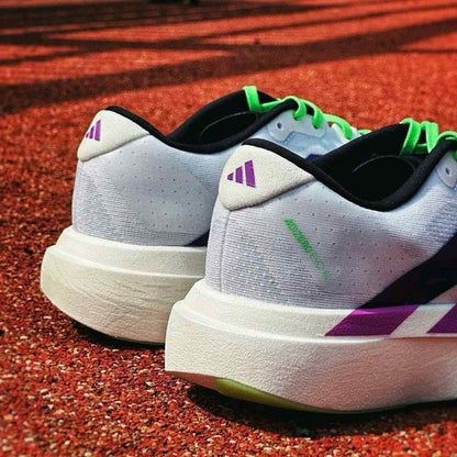 Aadidaass AdiZero Evo SL White Purple Lime Burst