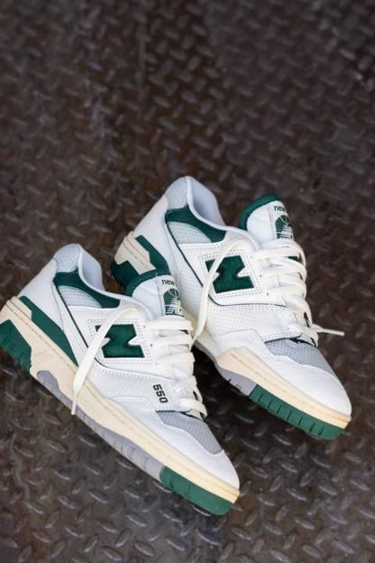 NEWW BALANCE 550 WHITE GREEN FOR MEN