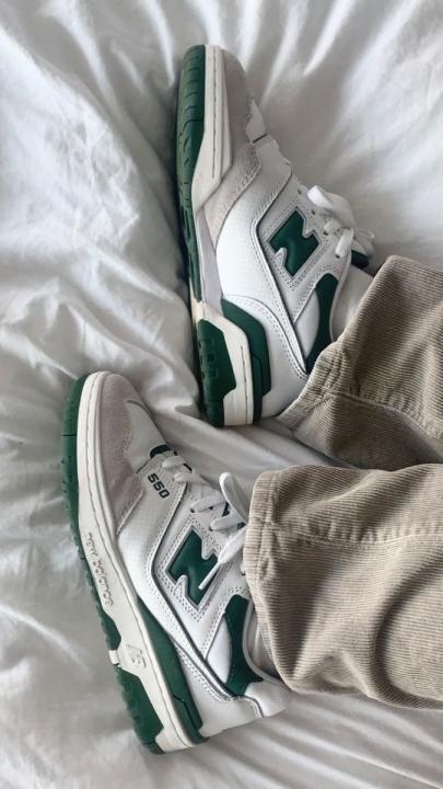 NEWW BALANCE 550 WHITE GREEN FOR MEN