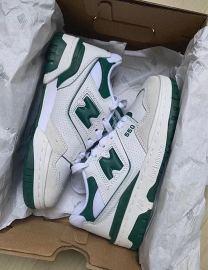 NEWW BALANCE 550 WHITE GREEN FOR MEN