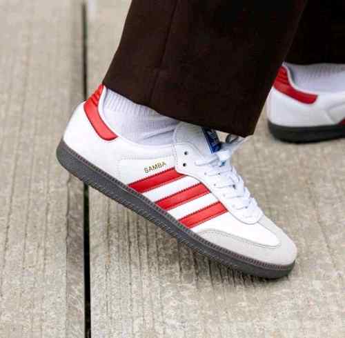 Addida s Samba OG White Red men
