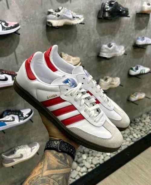 Addida s Samba OG White Red men