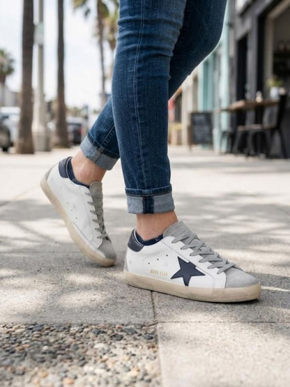 GOLDEN GOOSE SUPERSTAR TRAINER WHITE BLACK