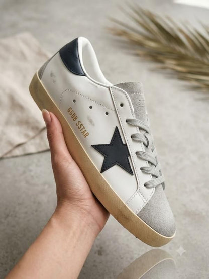 GOLDEN GOOSE SUPERSTAR TRAINER WHITE BLACK
