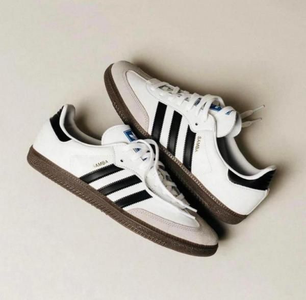 ADID samba white black suede quality fix