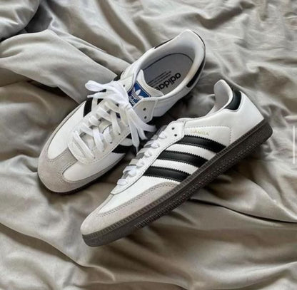 ADID samba white black suede quality fix