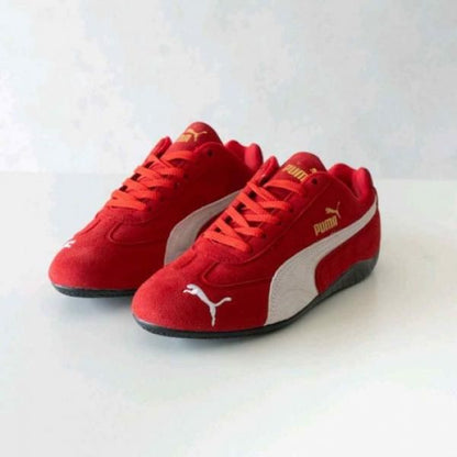 PUMMAA SPEEDCAT RED WHITE SUEDE