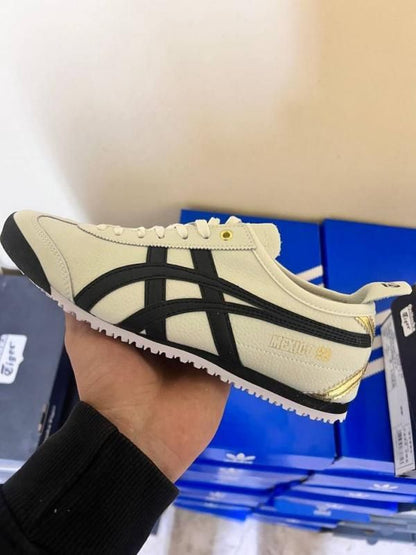 Onitsukka tiger mexico 66 cream black gold