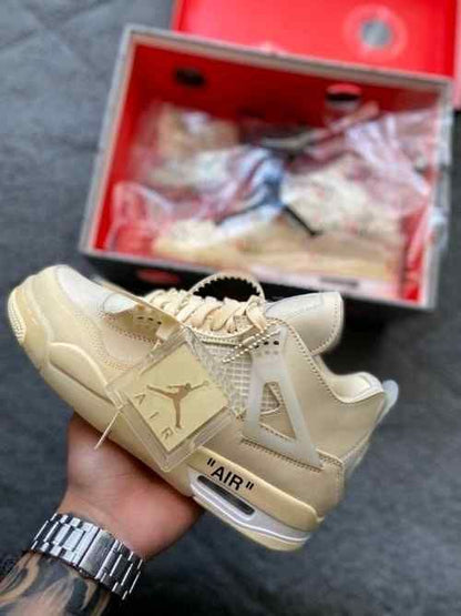 AIR JORDAN RETRO 4 SAIL OFF-WHITE SEMI UA