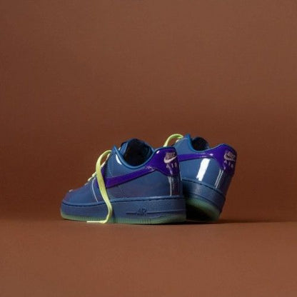 NIK AIRFORCE 1 LOW PATENT MYSTIC NAVY AND GRAPE ICE