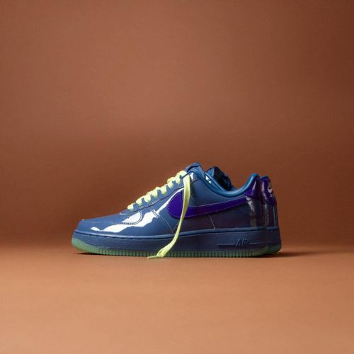 NIK AIRFORCE 1 LOW PATENT MYSTIC NAVY AND GRAPE ICE
