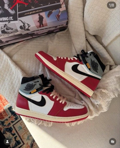 NIK.E union x air jordan 1 chicago shadow