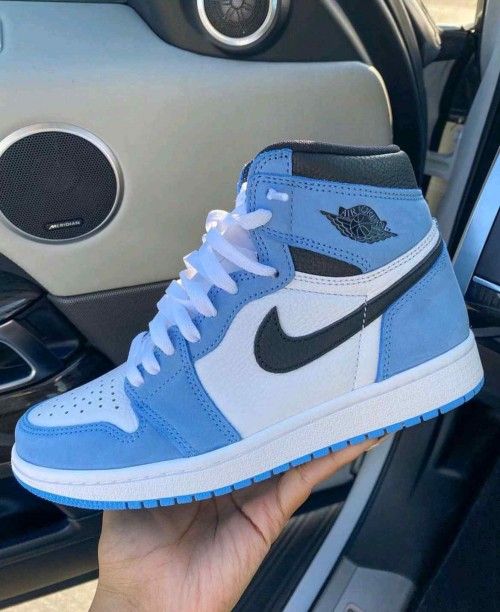 Nik Air Jordan Retro 1 High Univer Blue SEMI UA