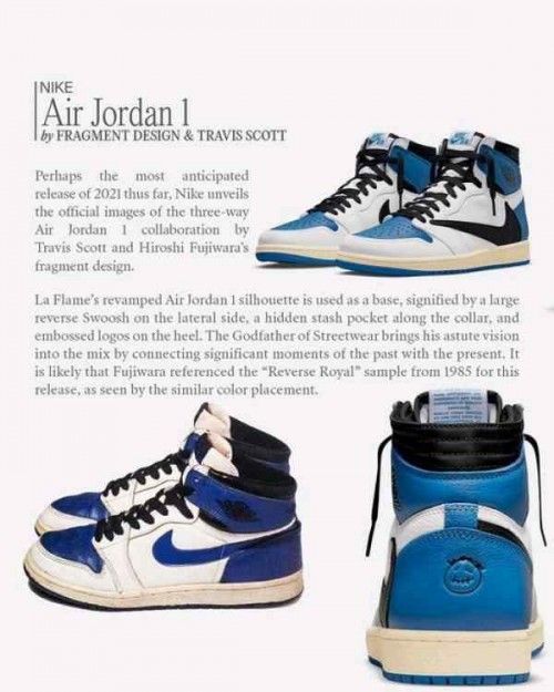 Fragment Design x Travis Scott x Air Jordan 1 Retro 1 High