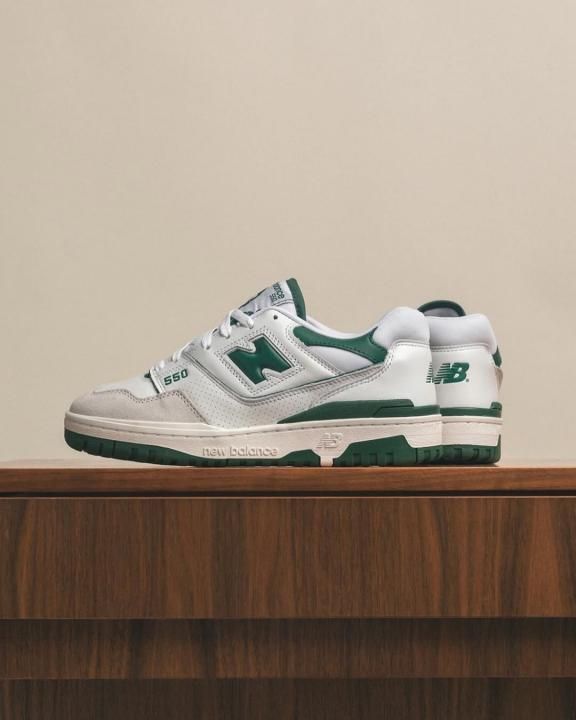 NEWW BALANCE 550 WHITE GREEN