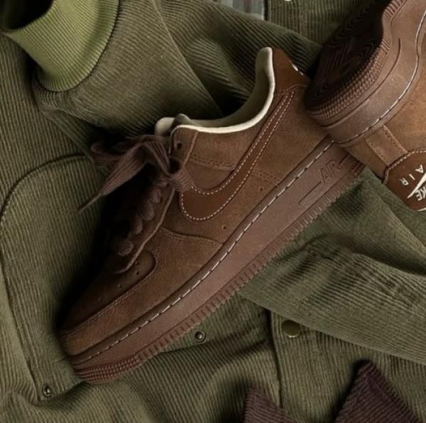 Nikkee Airforce 1 07 Cacao Wow Suede Quality
