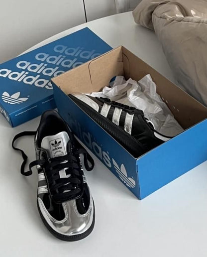 ADIDA_S SAMBA x ATMOS TUXEDO black silver