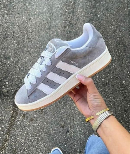 .ADIDAAS CAMPUS.GREY.FOR.MEN.SUEDE.QUALITY.